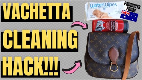 youtube how to clean louis vuitton vachetta leather|Louis Vuitton leather care kit.